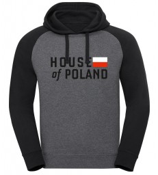 House of Poland Bluza Baseball z kapturem